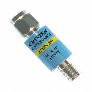 ใหม่และเป็นของแท้ CATTEN-02R0 RF ATTENUATOR 2DB 50OHM มาตรฐาน RF และอุปกรณ์ลดทอนสัญญาณไร้สาย/อุปกรณ์ลดทอนสัญญาณ - Product Image 1