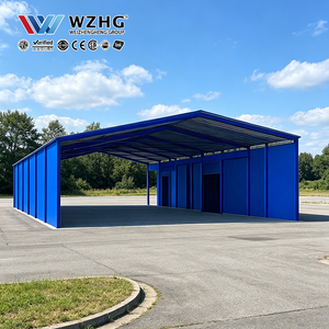 Preengineered Aerated Waterproof Strategic Grain Reserve Steel Structure Warehouse Factory Custom Rigid - Product Image 1