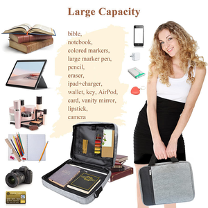 Funda Premium para Biblia, Estuche de Transporte Grande de Lujo con Asa Segura y Correa Ajustable, Protege tu Biblia para la Iglesia y la Vida Diaria - Product Image 5