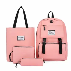 Modetrend Cooles Design heißer Verkauf Schul rucksack 4 Sets Mode trend ige Rucksäcke für Mädchen