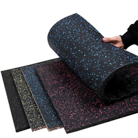 Azulejos de suelo de gimnasio de goma de alta densidad de 10-50mm 500x500mm 1000x1000mm alfombrilla de suelo duradera EPDM para interiores para suelos protectores de gimnasios