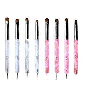 Pincel de Uñas de Doble Punta de Alta Calidad, Personalizable con Diferentes Proporciones de Pelo Kolinsky, Gran Venta - Product Image 6