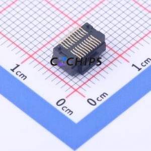X0515FVS-20BS-9TV01 Board-to-Board & Backplane Connector SMD,P=0.5mm Connector 20P 0.5mm Vertical Mount 2 - Product Image 2