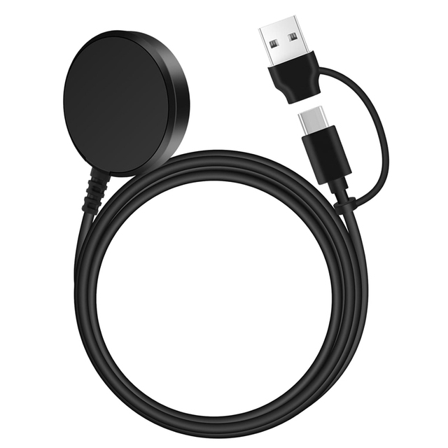 2 in 1 USB C/A Charger Magnetic Charging Cable for Samsung Galaxy 8/8 Classic /7/6/6 Classic Smartwatch Charge Cables