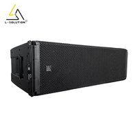 Sistem Line Array Aktif Tiga Jalur LS500 Neodymium Dual 12 Inch 8000W Peak Pro Audio Speaker Line Array Outdoor Berkualitas Tinggi