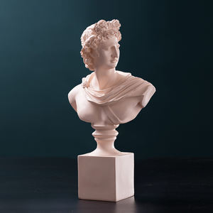 Interni Famosa in Fibra <span class=keywords><strong>di</strong></span> Vetro Romano Della Resina Testa <span class=keywords><strong>di</strong></span> <span class=keywords><strong>Apollo</strong></span> Busto Statua - Product Image 4