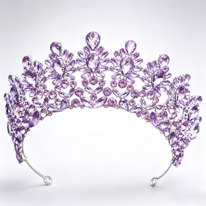 Diadème Vert Émeraude Doré Style Baroque, Coiffe de Costume Vintage, Tiara d'Elfe de Forêt, Accessoire de Cheveux de Luxe pour Défilé et Cosplay Théâtral - Product Image 3