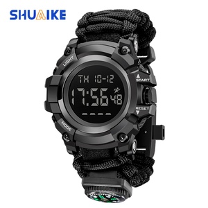 Nouvelle montre numérique à boussole, chronographe, multifonction, montre LED pour étudiants, montre de sport de plein air, camouflage, mode, montre électronique pour hommes - Product Image 2
