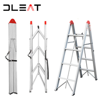 Ménage multi-usage 5 marches double escalier pliant en aluminium bâton échelle a-frame facile à transporter