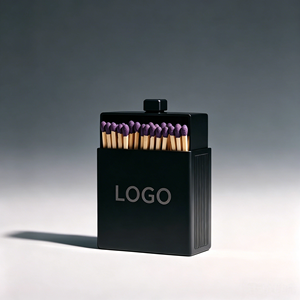 Custom Logo Metal Match <b>Storage</b> Case Customizable Pattern <b>Drawing</b> Accepted Portable Reusable Match Box (Matches Not Included) - Product Image 2