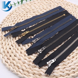 Cremallera metálica YKK original de alta calidad para vaqueros, 3YG 4YG, 15 12 18cm, venta al por mayor - Product Image 1