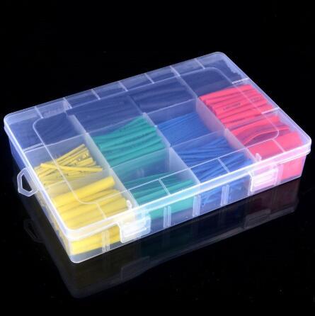 530PCS Heat Shrink Tubing Insulation Shrinkable Tube Assortment Electronic Polyolefin Wire Cable Sleeve Kit.