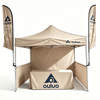 Tente de stand d'exposition, auvent de stand sportif, parois latérales, auvent pop-up, gazebo publicitaire intérieur/extérieur, imperméable et résistant au vent