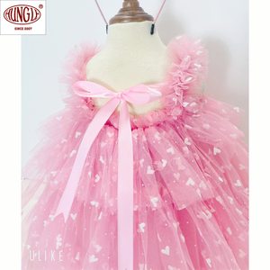 Vente en gros Adorable robe de réveillon de Noël pour bébé avec silhouette superposée - Product Image 3