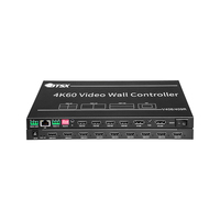 Procesador de Empalme Rotatorio VWC-409R, Controlador de Video Wall 59, 5 Entradas 9 Salidas, Pantalla LED Multifunción Horizontal