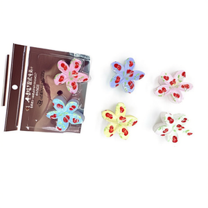 Pinza de Pelo con Flor de Frangipani de 8 cm, Accesorio para el Cabello para Mujer - Product Image 1