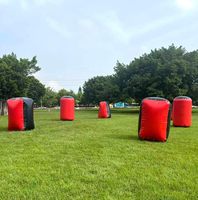 Barrières de tir à l'arc gonflables et bunkers de paintball, obstacles de paintball gonflables durables pour les terrains commerciaux