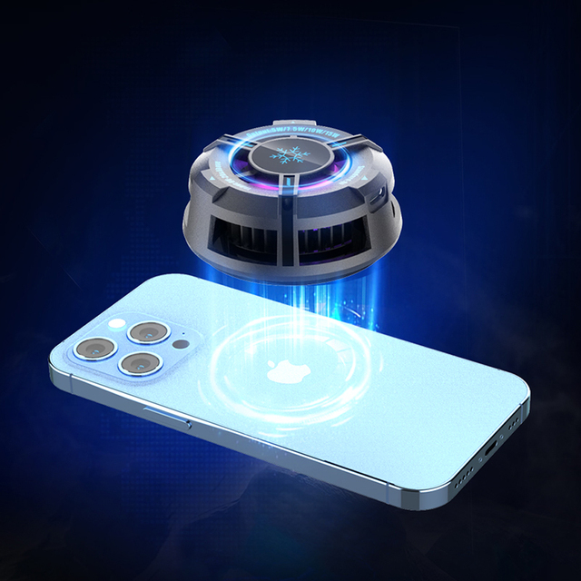 New Arrival Portable Super Fast Magnetic Wireless Charging Cooling Fan for Gaming with 12 Months Warranty by Funxim