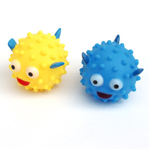 Pet Toy Durable Soft Rubber <b>Ball</b> Chew Toys Teeth Cleaning Leakage Food <b>Dog</b> Toys - Product Image 3