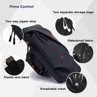 Dompet Lengan Olahraga Mini Anti Air, Tas Selempang Kecil, Tempat Ponsel, Kantong dengan Tali