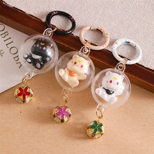 Lindo Llavero 3D con Colgante de Campana de Dibujos Animados para Estudiantes, Regalo para Novias, de Goma, PVC, Acrílico, Evang - Product Image 5