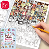 Livre de coloriage personnalisé pour enfants, ensemble de dessin relié parfaite pour les 5-7 ans