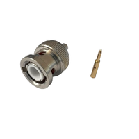 Fabricant BNC-JB2 connecteur coaxial RF connecteur femelle BNC tout cuivre pour câbles RG086 RG405