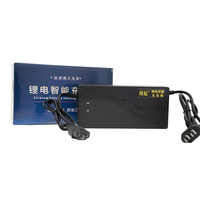 Chargeur de batterie LiFePO4 60V 5A 16S, sortie 67.2V, prise personnalisée pour bateau électrique