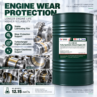 Huile moteur diesel entièrement synthétique haute performance AVIC HANGTE CI-4 5W-40 200L pour camions, générateurs et engins de construction