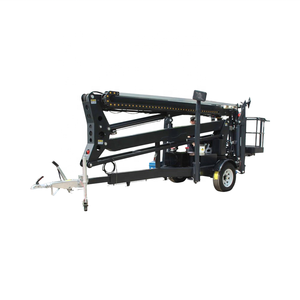 Ascenseur aérien personnalisable de 35 pieds pour homme Remorque élévatrice à flèche remorquable avec composants de moteur CE Cherry Picker Core - Product Image 2