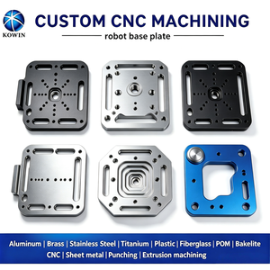 Plaque de base d'installation de robot en aluminium 6063 7075 usinée sur mesure par CNC, base de positionnement de précision pour poste de travail de robot mobile <span class=keywords><strong>AGV</strong></span> - Product Image 3