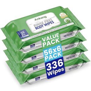 Lingettes corporelles biodégradables XL pour adultes, marque privée, <span class=keywords><strong>sans</strong></span> parfum, pour soins aux personnes âgées, salle de sport, vente en gros, OEM personnalisé - Product Image 1