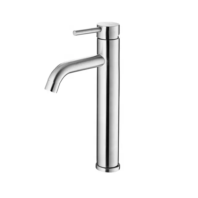 Deck Mounted Mixer Taps SUS304 Lever Tap Single Handle Bathroom Faucet For Washing Basin