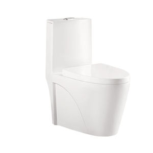 WC monobloc en céramique au design moderne, double chasse, siphon en P/S, fixation au sol, garantie 5 ans, prix économique <span class=keywords><strong>CORONIS</strong></span> - Product Image 4