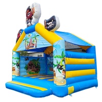 WINSUN Pirata Tema Inflable Casa de Rebote Castillo de Salto Inflable para Niños y Adultos