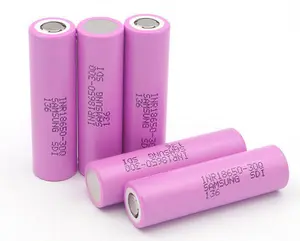 18650 30Q 3,6 V 3000mAh 30A protegido recargable parte superior plana/botón batería de iones de litio 18650 para SAMSUNG