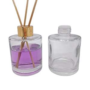 Kylia Clear 220g Diffuseur de roseaux cylindriques vides Bouteille en verre Diffuseur de chambre Bouteille - Product Image 5