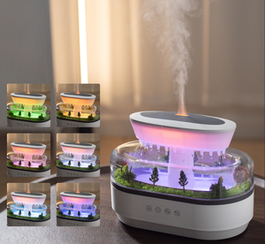 <span class=keywords><strong>Diffuser</strong></span> Aroma <span class=keywords><strong>Mini</strong></span> Unik Terlaris, Humidifier Tetesan Hujan, Lampu Malam Berwarna, Aromaterapi Tidur, <span class=keywords><strong>Diffuser</strong></span> Minyak Esensial - Product Image 5