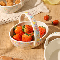 Bol à riz, bol à nouilles, bol à soupe, bol à yaourt, assiette à salade de fruits, style américain, haute esthétique, nouveau service de table pour la rentrée scolaire