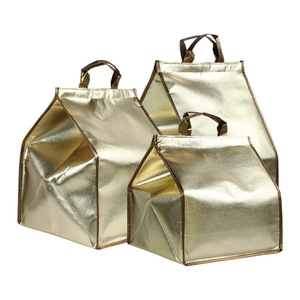 Insulated Non Woven Fabric Cooler Bag 8 Inch 10 Inch For Food Storage Insulated With Handle - Product Image 4