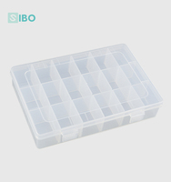 Vente en gros de boîte de pêche multifonctionnelle étanche mini boîte de rangement en plastique boîte d'accessoires de pêche pratique