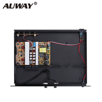 Profesyonel 350W X2 1U Rack Tipi 2 Kanallı D Sınıfı Güç Amplifikatörü 4/8 Ohm DJ PA Ses Sistemi için