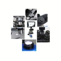 SY-B129F2 Trinocular Biological Microscope, laboratorium LED Display layar sentuh dengan Tablelet