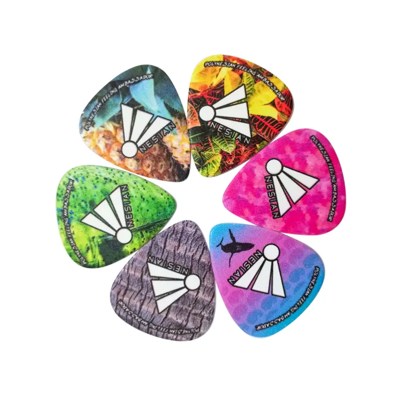 Atacado Guitar Pick espessura diferente cor diferente Custom design pessoa guitarra picaretas