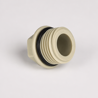 Embouts hexagonaux PPR 4 mm, 6 mm, 1 pouce, filetage mâle/femelle, bouchons d'étanchéité à serrage manuel, sans ruban adhésif, embouts de tuyaux métriques/pouces