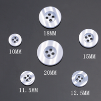 Boutons fantaisie en résine de perle et polyester pour chemises polo personnalisées avec logo gravé pour hommes et vêtements pour enfants