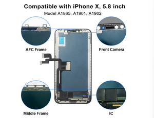 Écran de téléphone portable pour <span class=keywords><strong>X</strong></span> OLED 5,8 pouces, luminosité 800 cd, haute qualité, original, compatible, garantie de 6 mois, personnalisé - Product Image 3