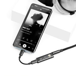 Shanling UA2 Portable <span class=keywords><strong>USB</strong></span> Câble <span class=keywords><strong>DAC</strong></span> Ampli <span class=keywords><strong>Casque</strong></span> ES9038Q2M PCM768kHz DSD512 Type C à 2.5/3.5mm Compatible iOS Android - Product Image 2