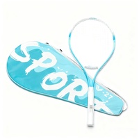 Raquette de tennis en aluminium 27 pouces, prix d'usine, légère, 40 lbs, pré-cordée, pour adultes, avec sac, logo personnalisé, pour débutants