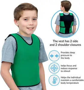 Alta quantità traspirante e lavabile Neoprene compressione ponderato gilet per bambini